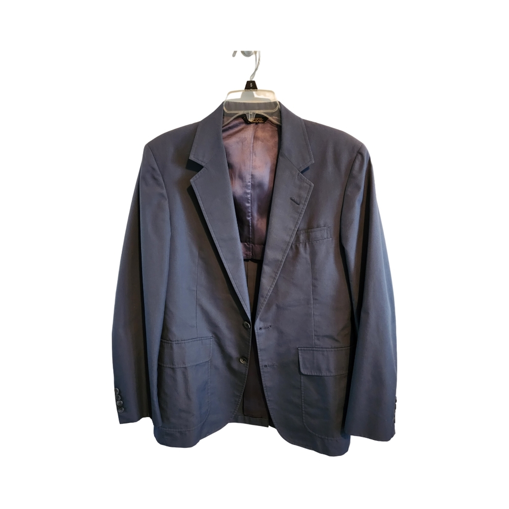 Spauldings Sport Coat Suit Top Gray Navy Blue Charcoal Black Imported Fabric